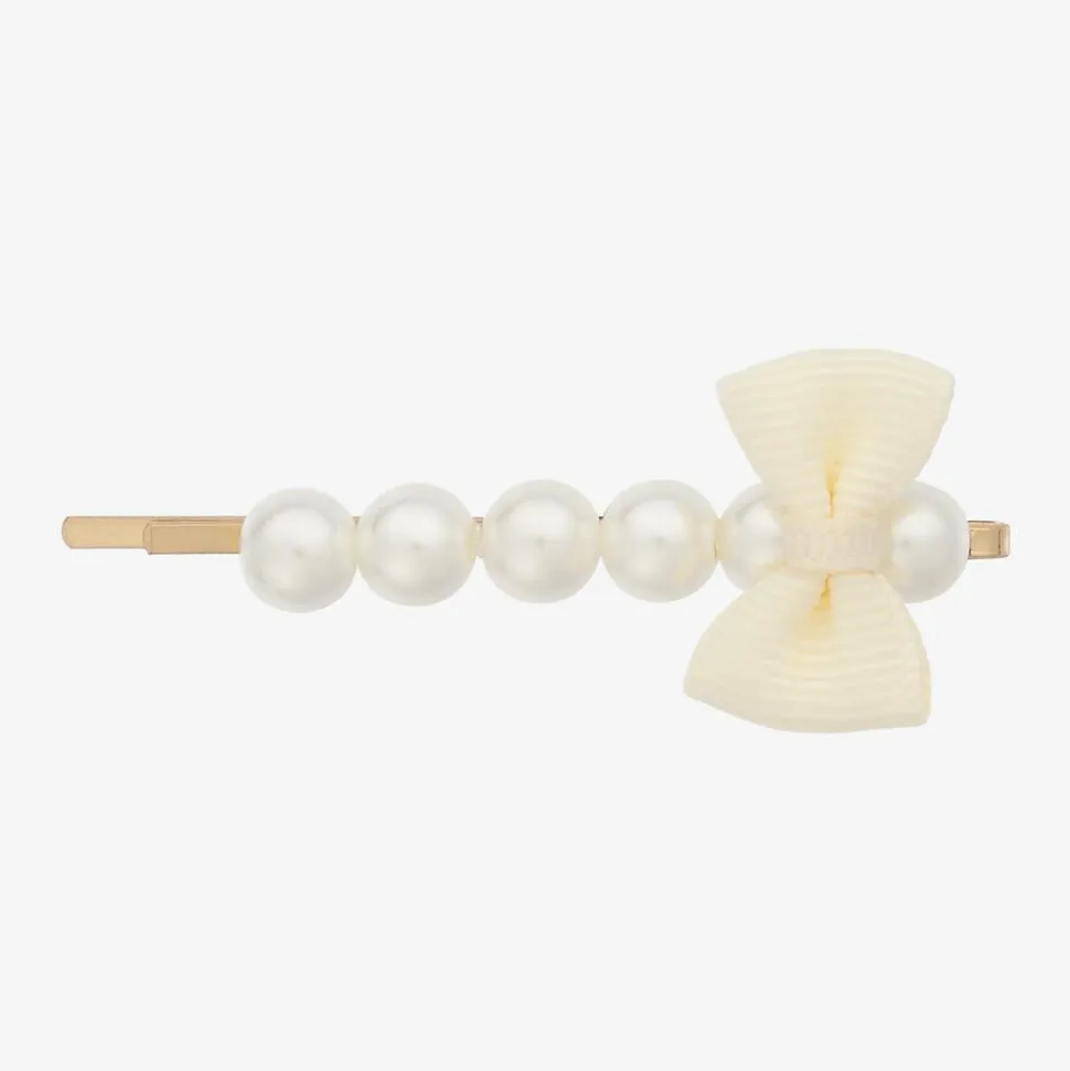 Ivory Pearl Hair Clip (5cm)