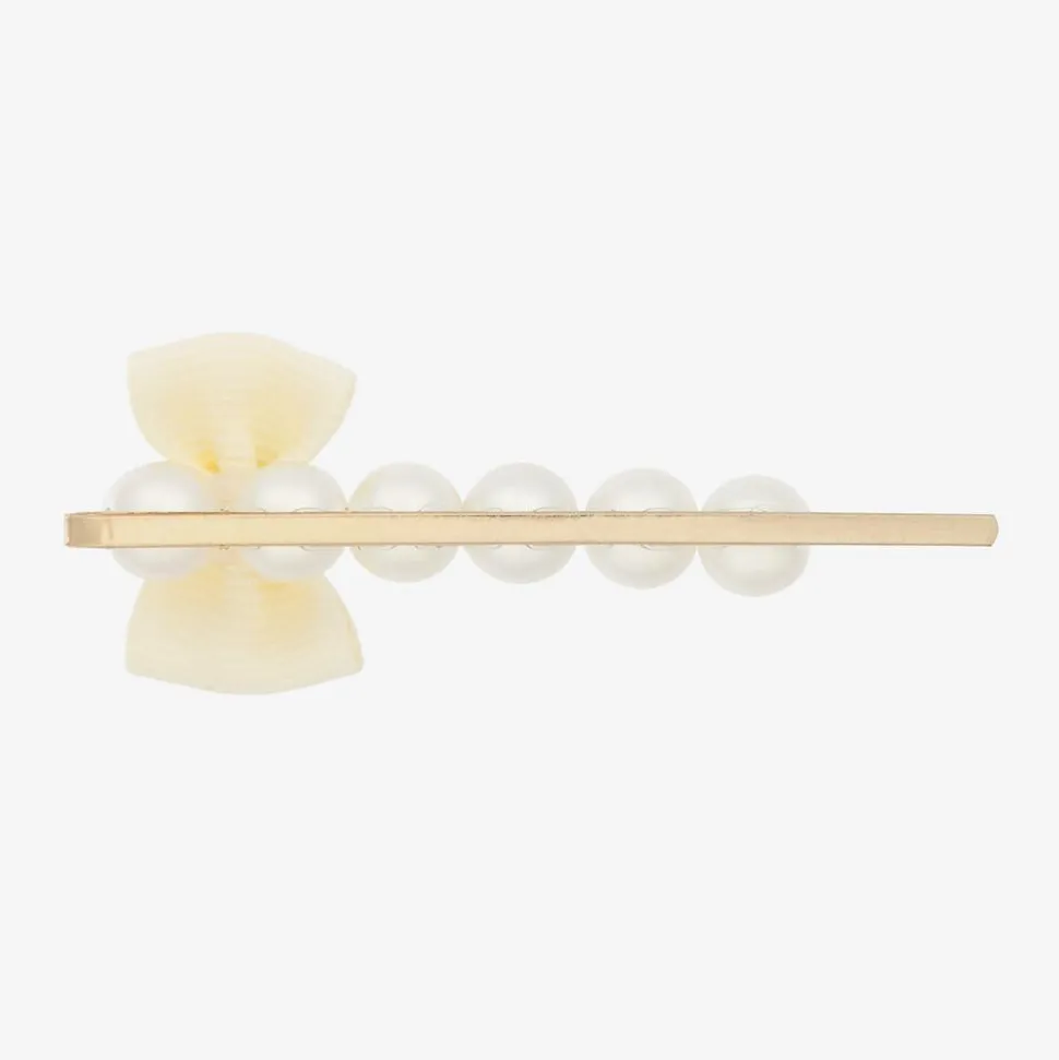 Ivory Pearl Hair Clip (5cm)