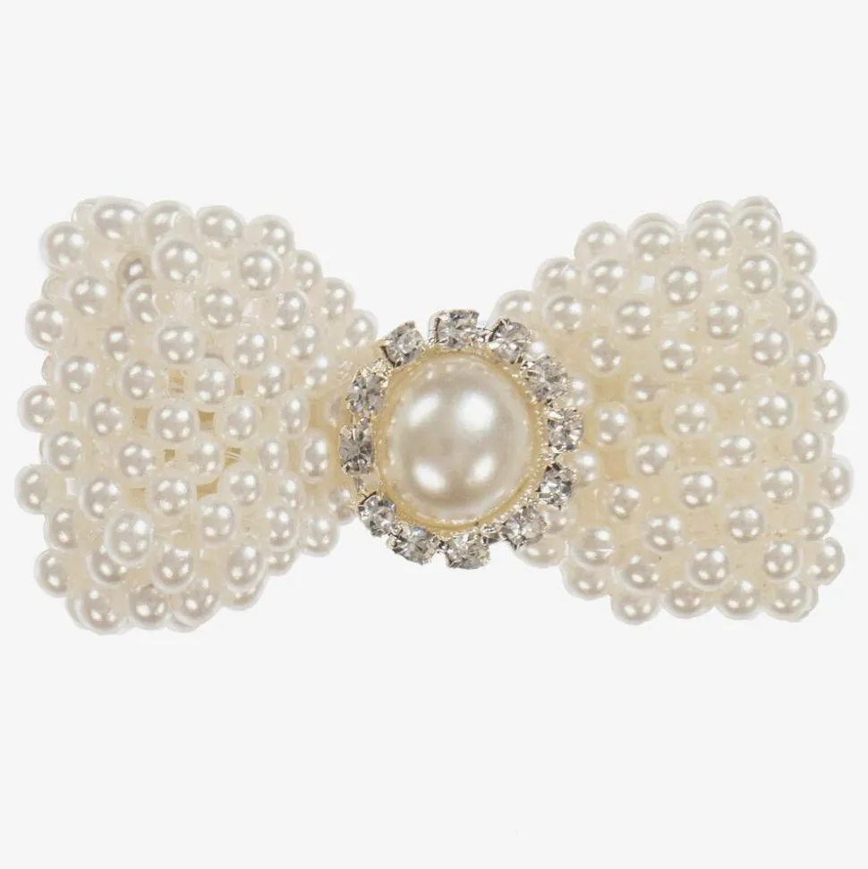 Ivory Pearl Hair Clip (6cm)