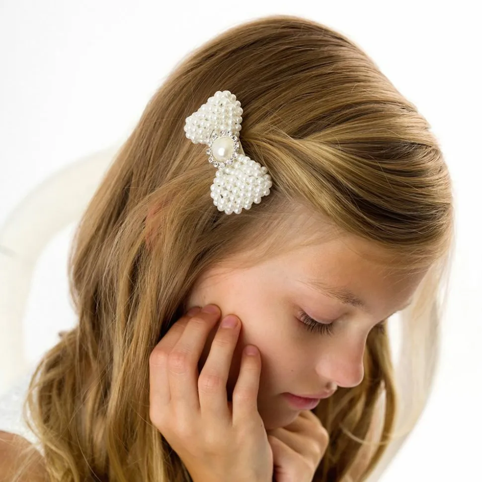 Ivory Pearl Hair Clip (6cm)