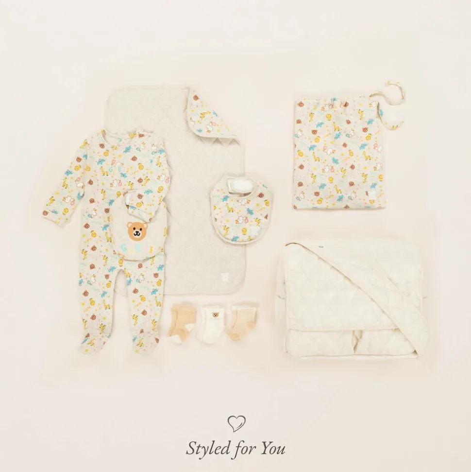 Ivory Quilted Changing Bag (36cm)