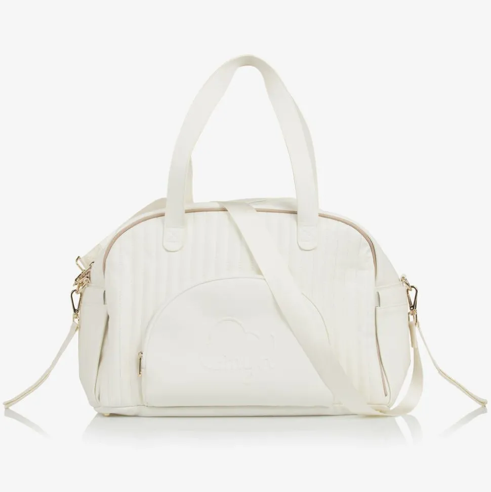 Ivory Quilted Changing Bag (44cm)