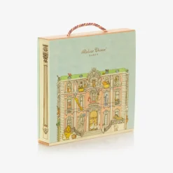 Ivory Rocking Horse Swaddle & Bib Set