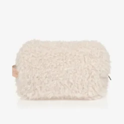 Ivory Sherpa Fleece Pouch (32cm)
