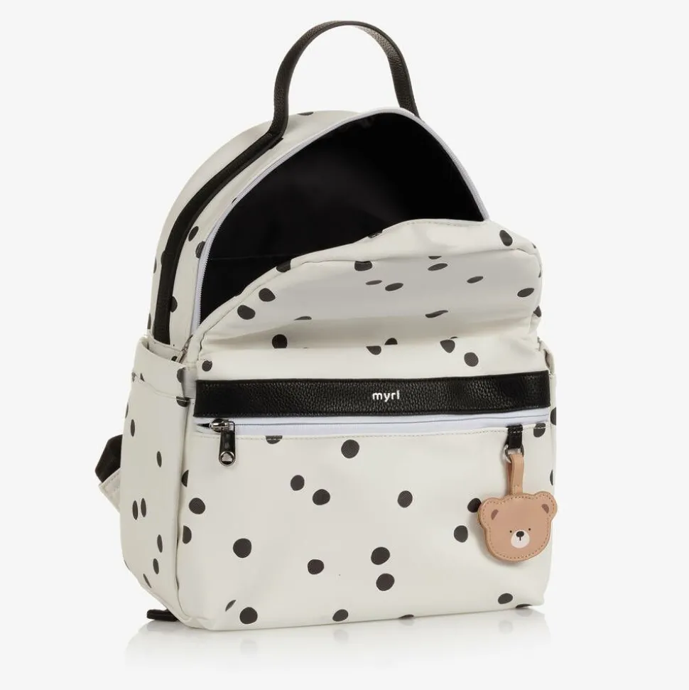 Ivory Spot Changing Backpack (34cm)