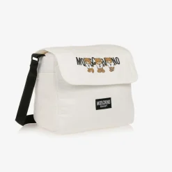 Ivory Teddy Bear Logo Cotton Changing Bag (39cm)