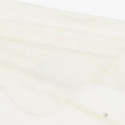 Ivory Velour Baby Blanket (87cm)