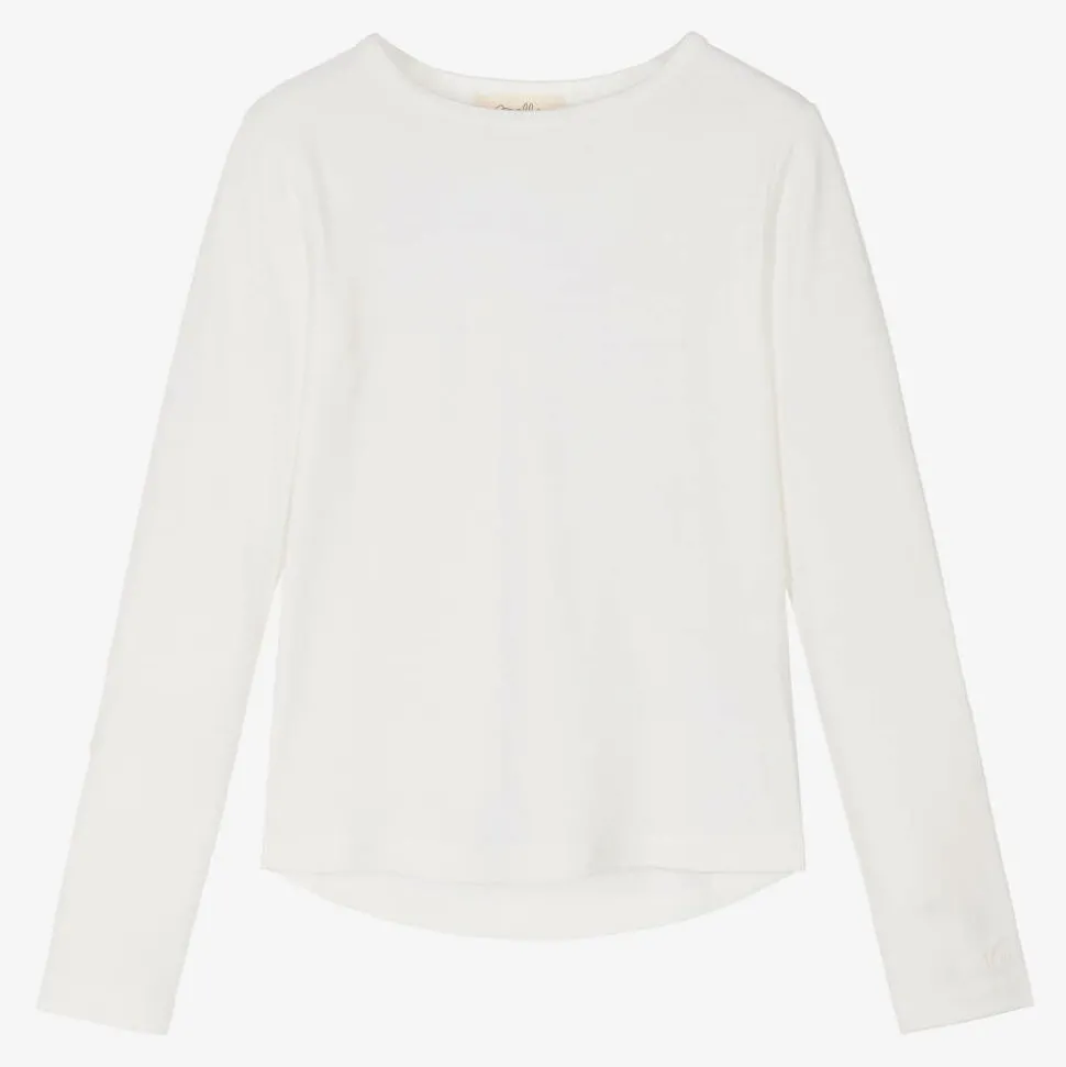 Ivory ZQ Merino Wool Top