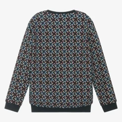 Junior Boys Blue Cotton Sweatshirt