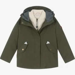 Khaki Green 2-in-1 Waterproof Raincoat