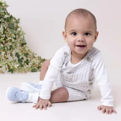 Light Blue T-Bar Shoes