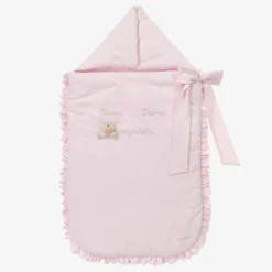 Light Pink Cotton Jersey Baby Nest (80cm)