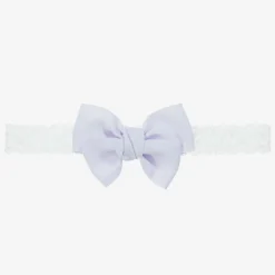 Lilac Purple Bow Headband