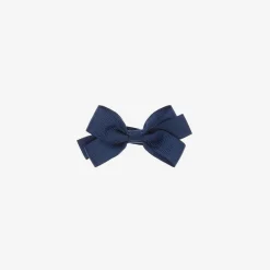 Navy Blue Bow Hair Clip (7cm)