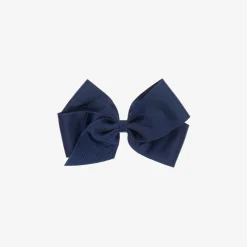Navy Blue Bow Hair Clip (12cm)