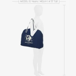 Navy Blue Canvas Sports Bag (48cm)