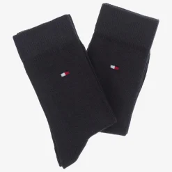 Navy Blue Cotton Socks (2 Pack)