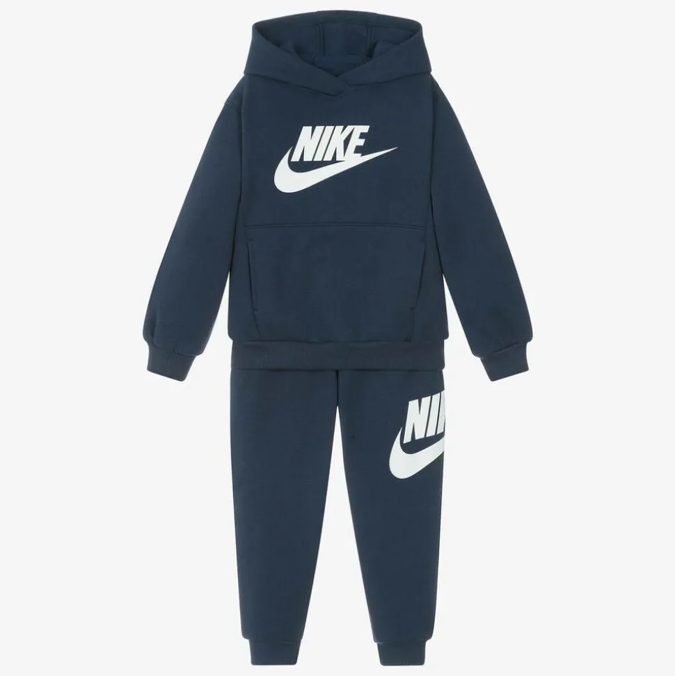 Navy Blue Cotton Tracksuit