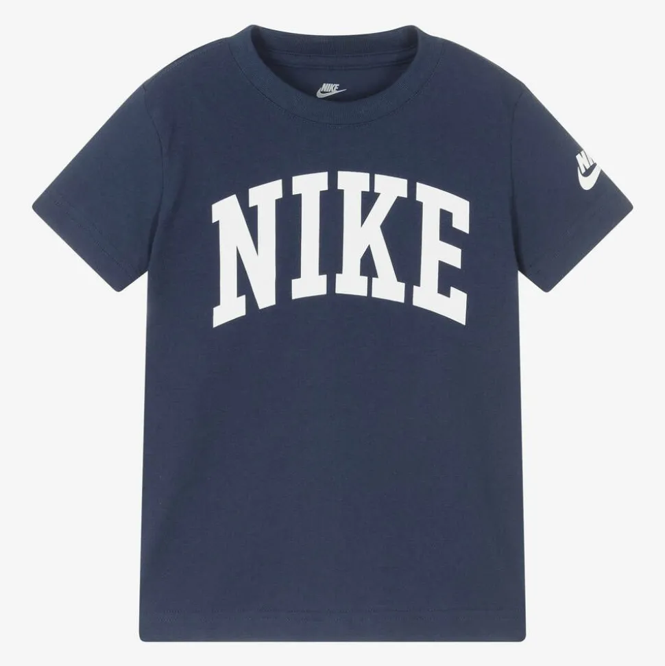 Navy Blue Cotton T-Shirt