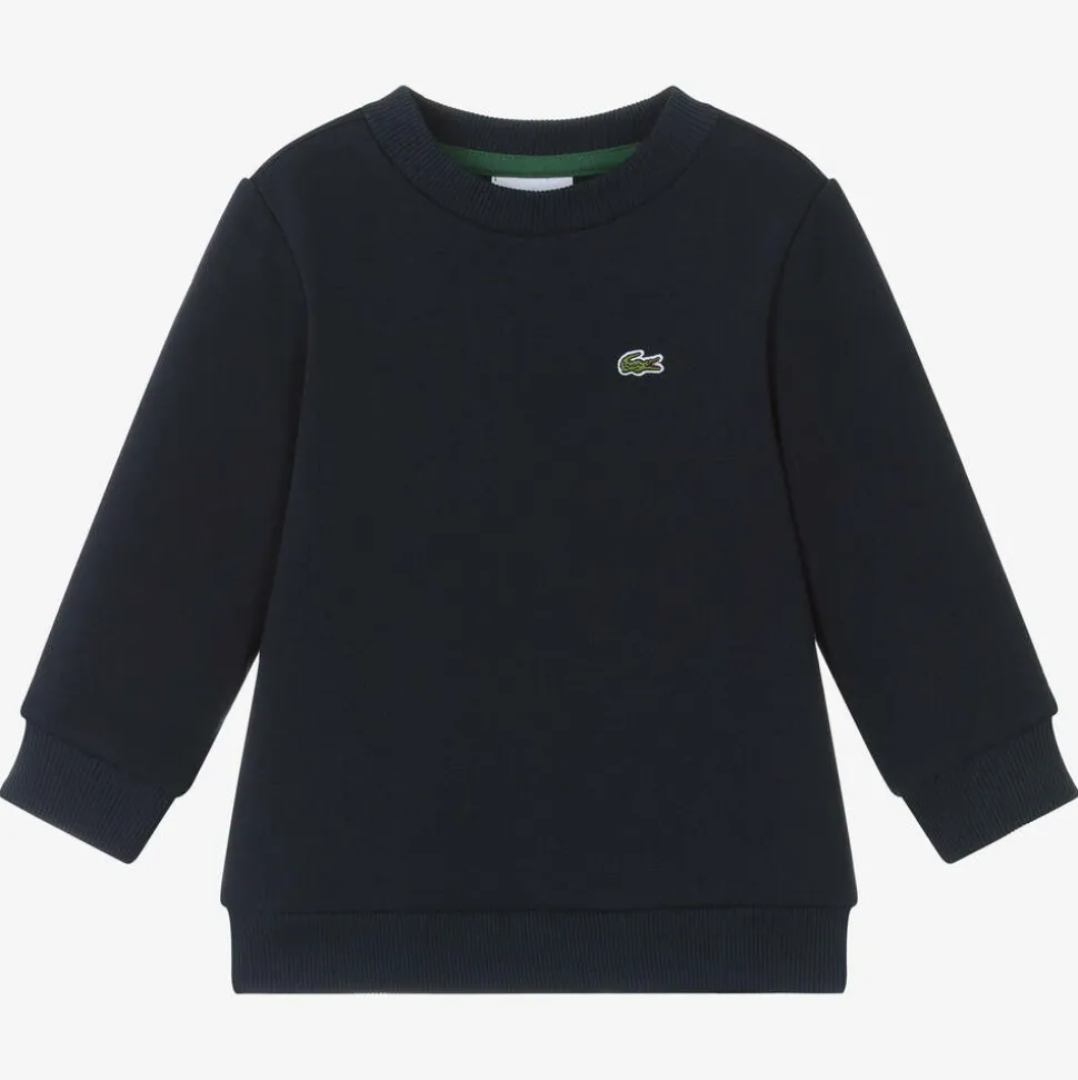 Navy Blue Crocodile Logo Sweatshirt