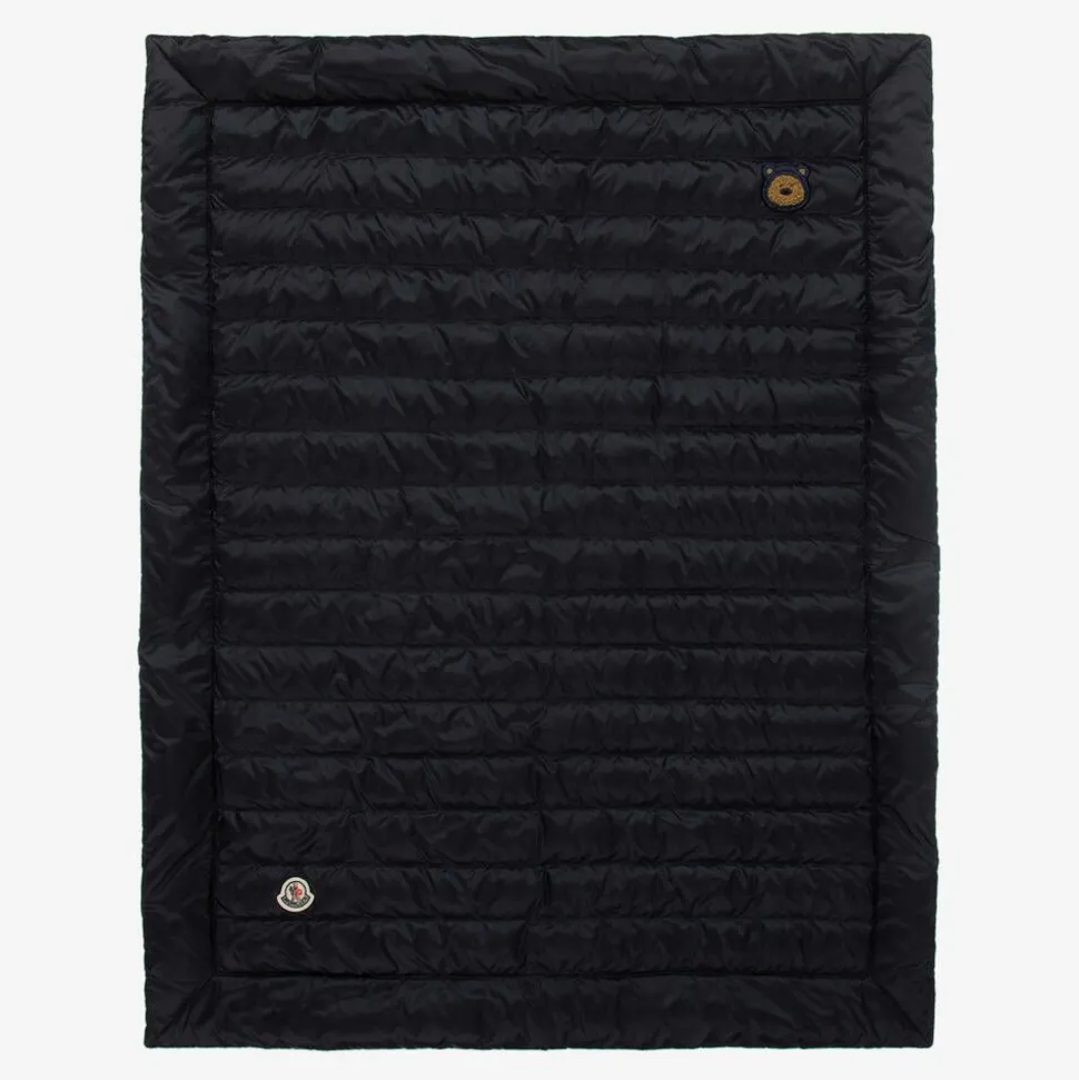 Navy Blue Down Padded Blanket (80cm)