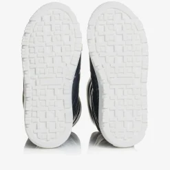 Navy Blue Down Pocket Boots