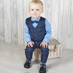 Navy Blue First Walker Shoes