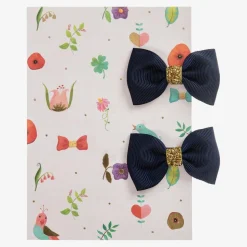 Navy Blue Hair Clips (2 Pack)