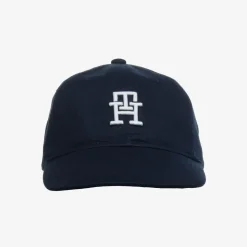 Navy Blue Linen Cap
