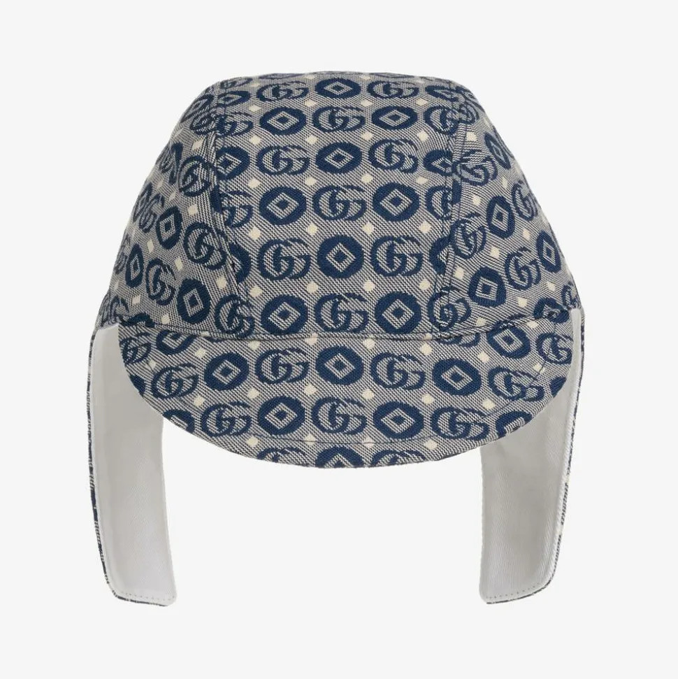 Navy Blue Logo Baby Hat