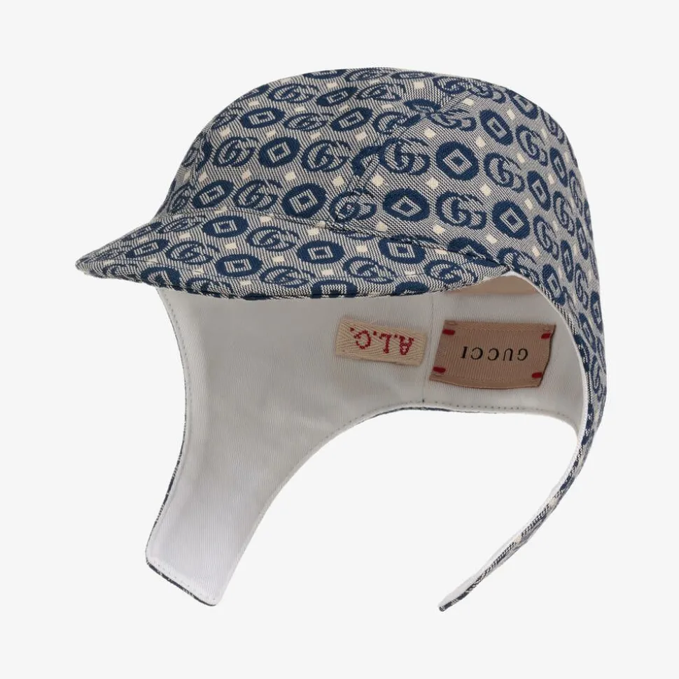 Navy Blue Logo Baby Hat