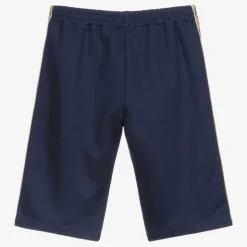 Navy Blue Logo Shorts