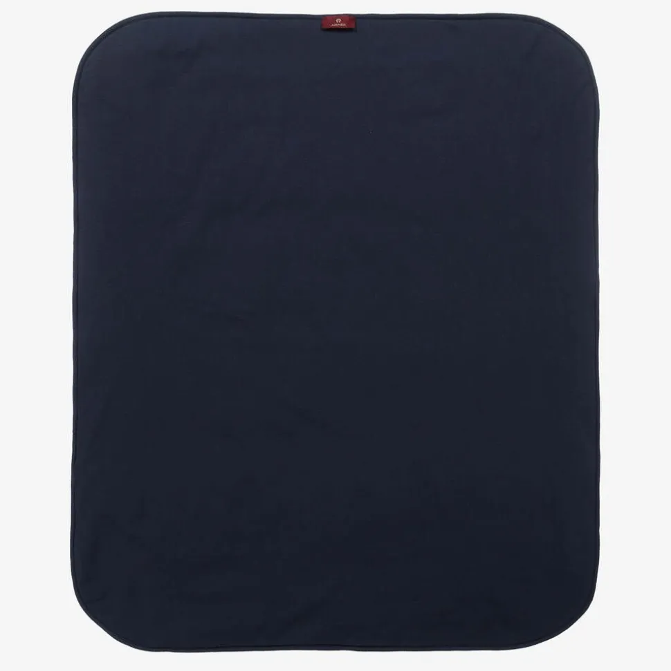 Navy Blue Pima Cotton Padded Blanket (90cm)