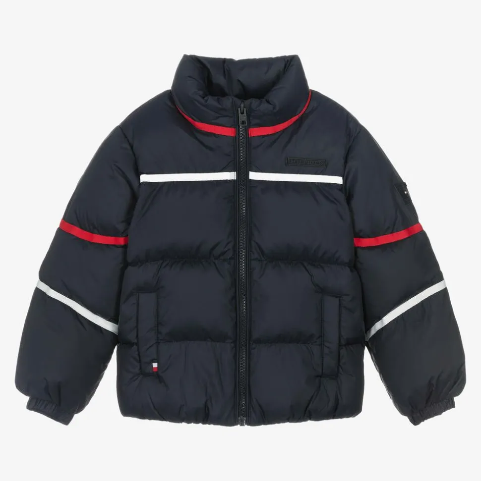 Navy Blue Puffer Jacket