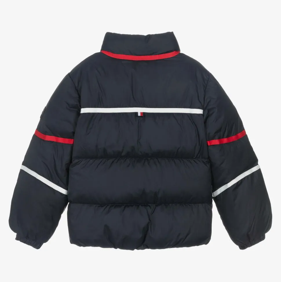Navy Blue Puffer Jacket