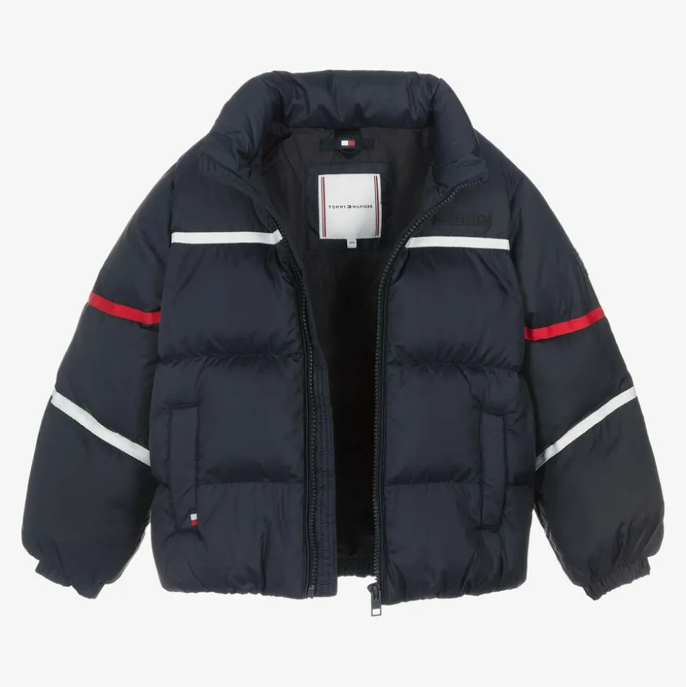 Navy Blue Puffer Jacket