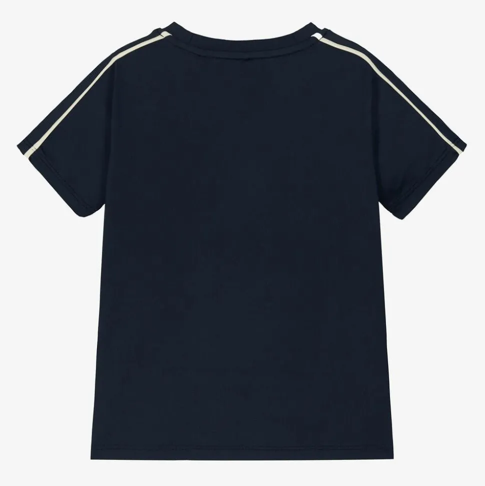 Navy Blue Quick Dry Sports T-Shirt