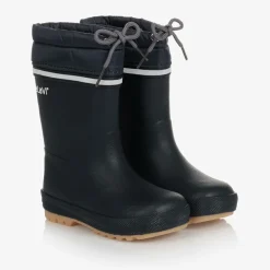 Navy Blue Rubber Rain Boots