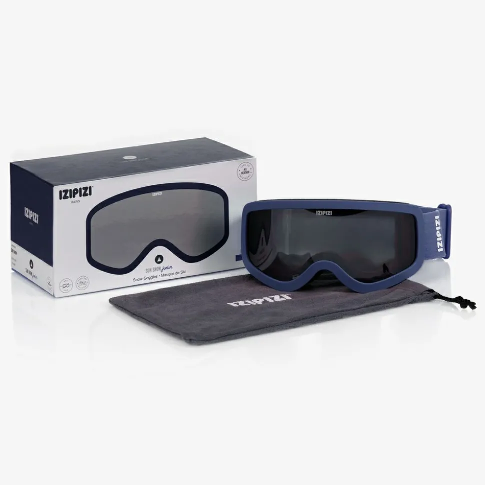 Navy Blue Ski Goggles