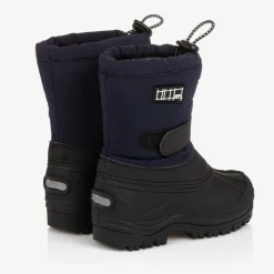 Navy Blue Snow Boots