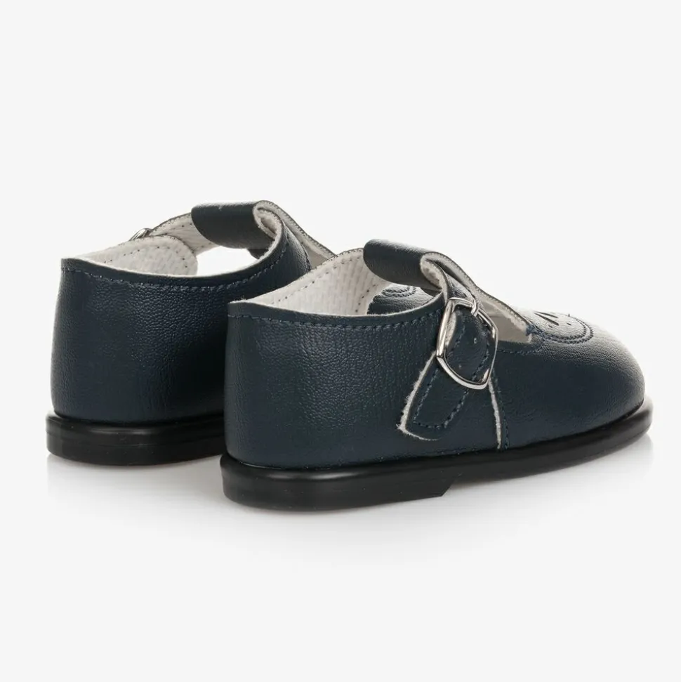 Navy Blue T-Bar Shoes