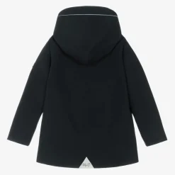 Navy Blue Waterproof Raincoat