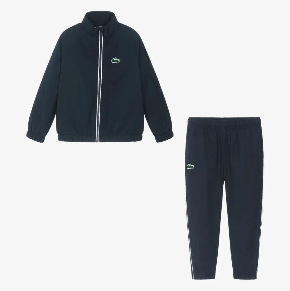 Navy Blue Zip-Up Crocodile Tracksuit