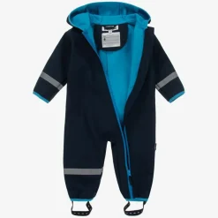 Navy Fleece-Lined Rain Suit