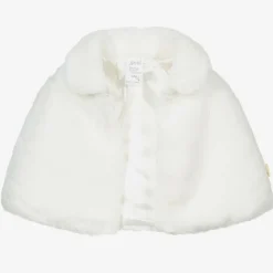 Off-White Faux Fur Cape