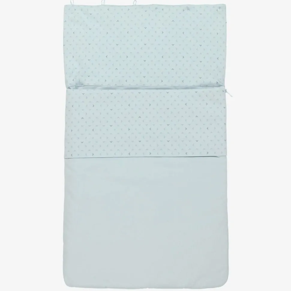 Pale Blue Cotton Baby Nest (71cm)