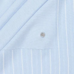 Pale Blue Knitted Blanket (105cm)