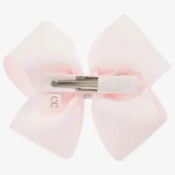 Pale Pink Bow Hair Clip (10cm)