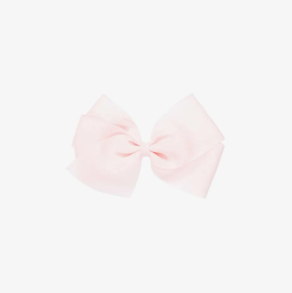 Pale Pink Bow Hair Clip (12cm)
