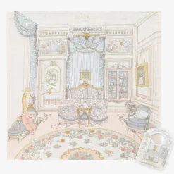 Pale Pink Organic Cotton Swaddle & Bib Set